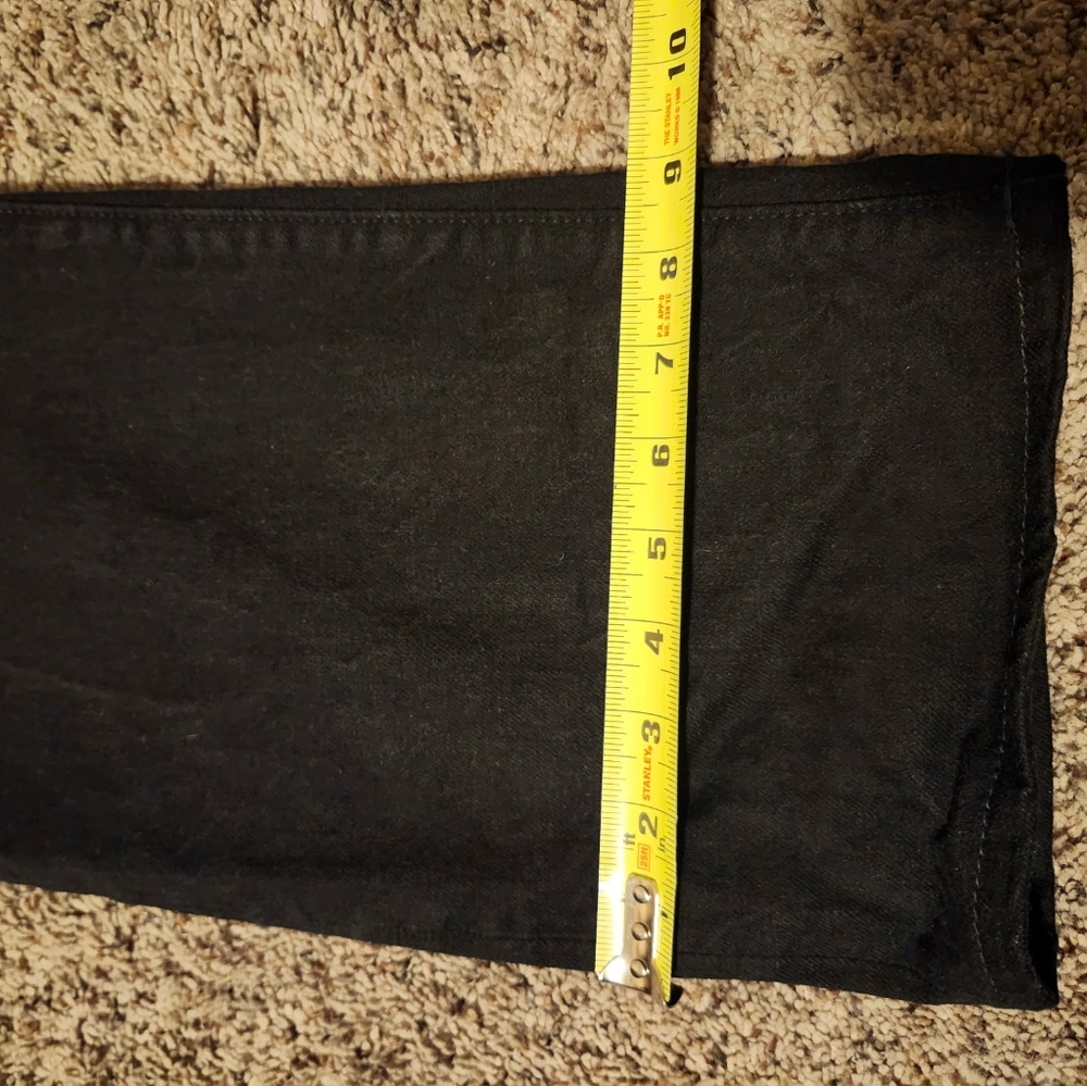 Buck Mason JAPANESE LOOMSTATE SELVEDGE FULL SADDLE JEAN in Black - Picture 10 of 11